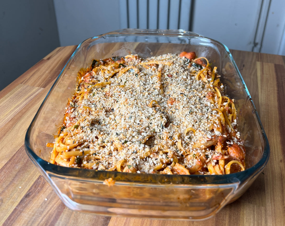 Max's Spaghetti Sausage Pasta Bake