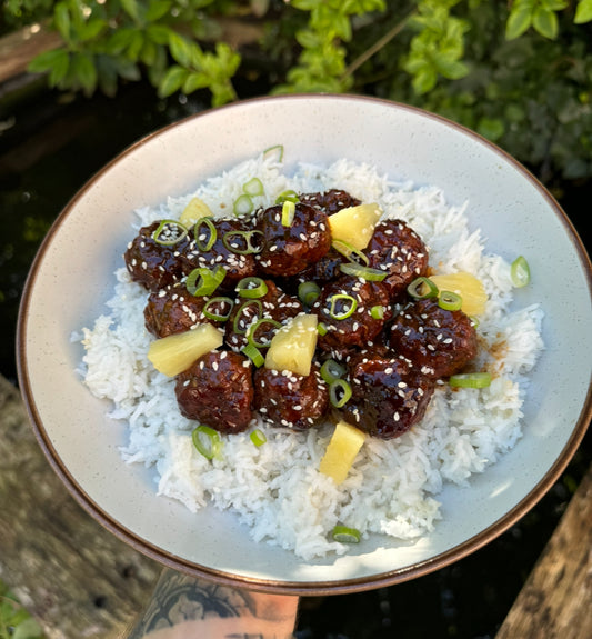 Pineapple Teryaki Meatballs